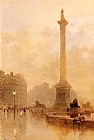 Rose Barton Nelson's Column In A Fog painting